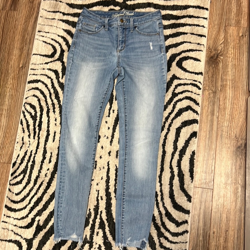 Universal thread high rise skinny jeans size 0
